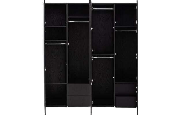 Goossens kast systeem malaga online zwart eiken - 8243851-goossens-malaga-kast-systeem-eiken-03