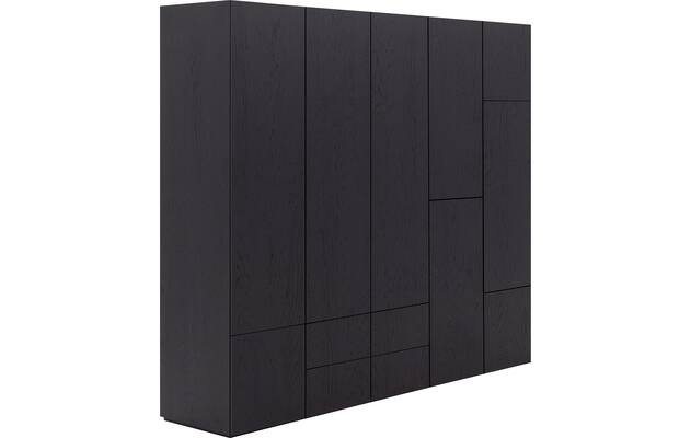 Goossens kast systeem malaga online zwart eiken - 8243861-goossens-malaga-kast-systeem-eiken-02