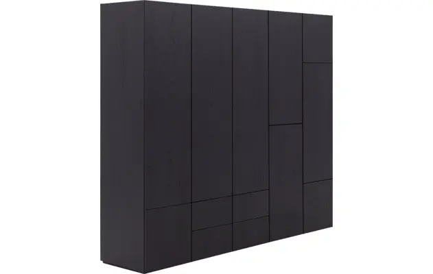 Goossens kast systeem malaga online zwart eiken - 8243861-goossens-malaga-kast-systeem-eiken-02