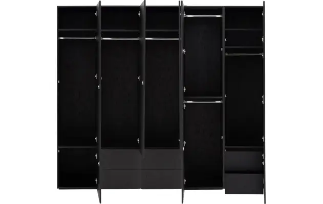 Goossens kast systeem malaga online zwart eiken - 8243861-goossens-malaga-kast-systeem-eiken-03