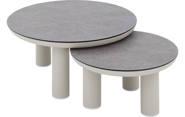 Goossens salontafel voor buiten roef grijs glas - 8243884-goossens-roef-tuintafels-glas-02