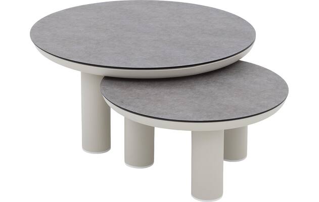 Goossens salontafel voor buiten roef grijs glas - 8243884-goossens-roef-tuintafels-glas-03