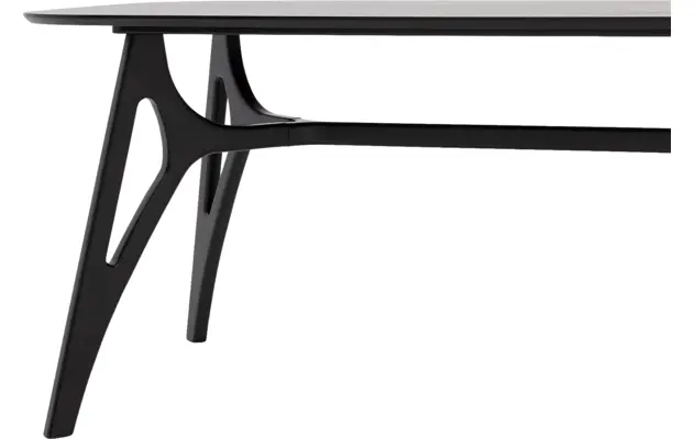 Goossens basic eettafel trani zwart essenhout - 8243890-goossens-basic-trani-eettafel-essenhout-zwart-05