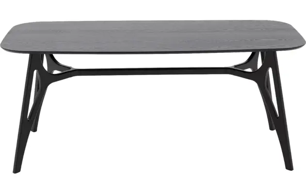 Goossens basic eettafel trani zwart essenhout - 8243892-goossens-basic-trani-eettafel-essenhout-zwart-01