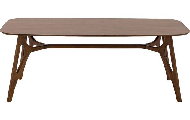 Goossens basic eettafel trani noten noten - 8243893-goossens-basic-trani-eettafel-essenhout-bruin-02