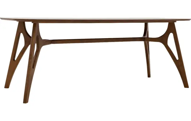 Goossens basic eettafel trani noten noten - 8243893-goossens-basic-trani-eettafel-essenhout-bruin-04