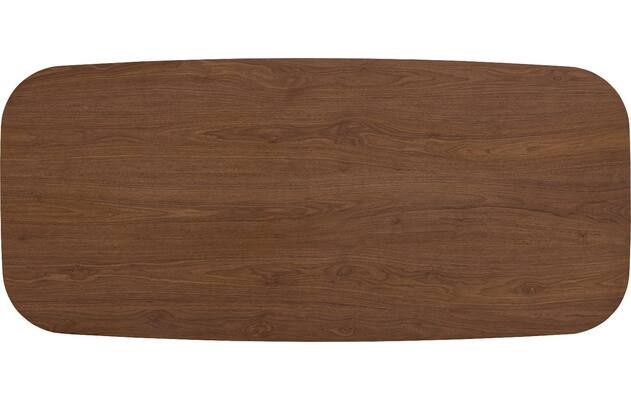 Goossens basic eettafel trani noten noten - 8243893-goossens-basic-trani-eettafel-essenhout-bruin-09