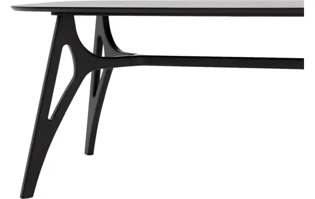 Goossens basic eettafel trani zwart essenhout - 8243894-goossens-basic-trani-eettafel-essenhout-zwart-05