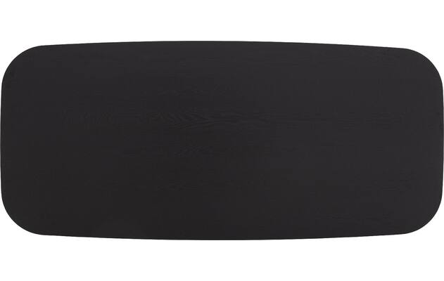 Goossens basic eettafel trani zwart essenhout - 8243896-goossens-basic-trani-eettafel-essenhout-zwart-08