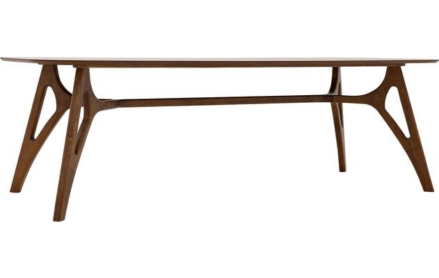 Goossens basic eettafel trani noten noten - 8243897-goossens-basic-trani-eettafel-essenhout-bruin-04