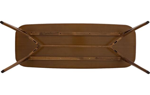 Goossens basic eettafel trani noten noten - 8243897-goossens-basic-trani-eettafel-essenhout-bruin-09