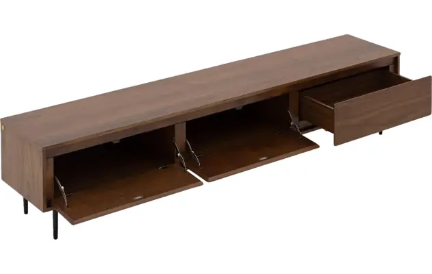Goossens basic tv meubel trani noten noten - 8243901-goossens-basic-trani-tv-meubel-essenhout-bruin-07