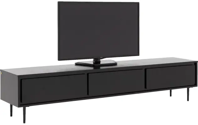 Goossens basic tv meubel trani zwart essenhout - 8243902-goossens-basic-trani-tv-meubel-essenhout-zwart-04