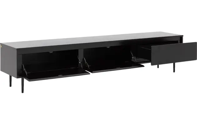Goossens basic tv meubel trani zwart essenhout - 8243902-goossens-basic-trani-tv-meubel-essenhout-zwart-05