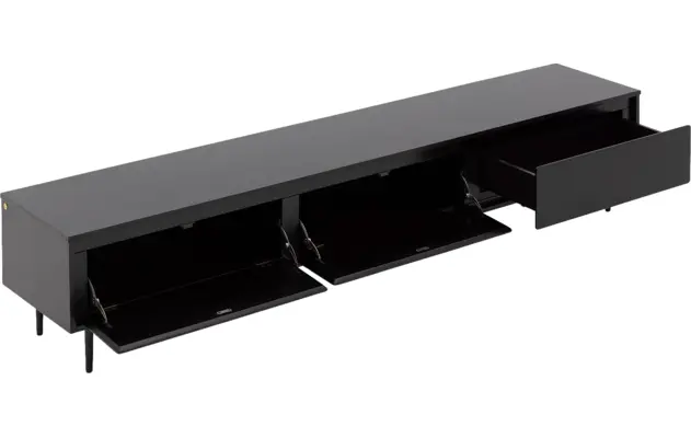 Goossens basic tv meubel trani zwart essenhout - 8243902-goossens-basic-trani-tv-meubel-essenhout-zwart-06