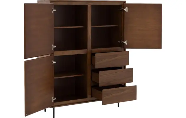 Goossens basic opbergkast trani noten noten - 8243905-goossens-basic-trani-opbergkast-essenhout-04