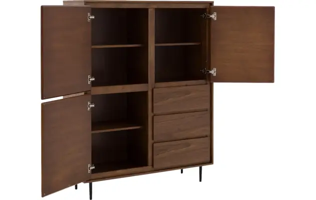Goossens basic opbergkast trani noten noten - 8243905-goossens-basic-trani-opbergkast-essenhout-05