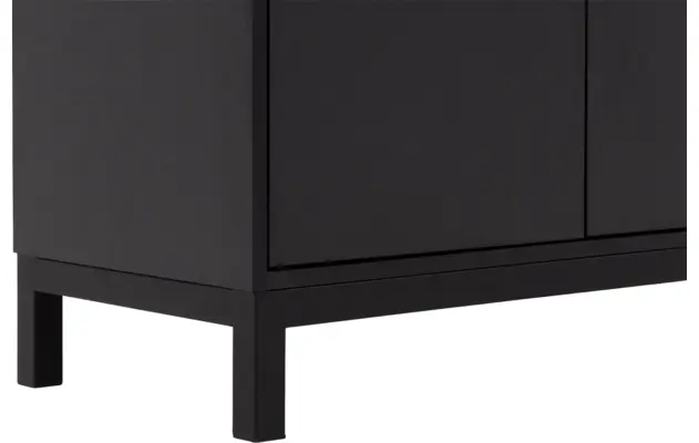 Goossens vitrinekast valencia zwart melamine - 8243924-goossens-valencia-vitrinekast-melamine-07