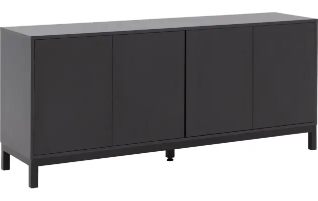 Goossens dressoir valencia zwart melamine - 8243925-goossens-valencia-dressoir-melamine-03