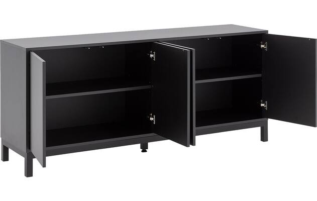 Goossens dressoir valencia zwart melamine - 8243925-goossens-valencia-dressoir-melamine-04