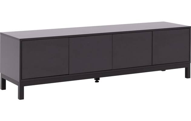 Goossens tv meubel valencia zwart melamine - 8243926-goossens-valencia-tv-meubel-melamine-zwart-04