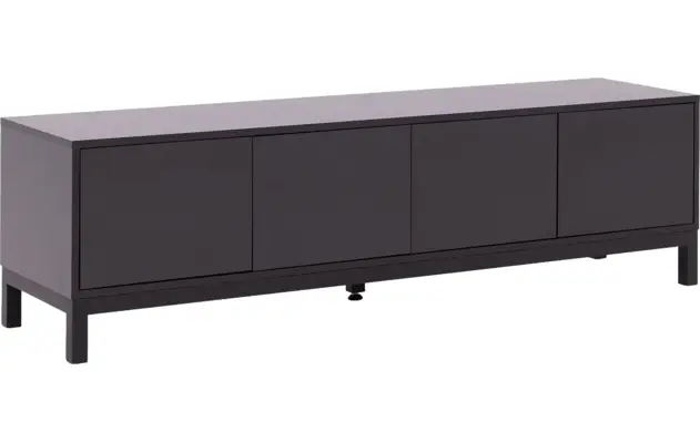 Goossens tv meubel valencia zwart melamine - 8243926-goossens-valencia-tv-meubel-melamine-zwart-04