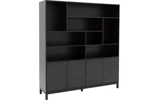 Goossens buffetkast valencia zwart melamine - 8243927-goossens-valencia-buffetkast-melamine-03