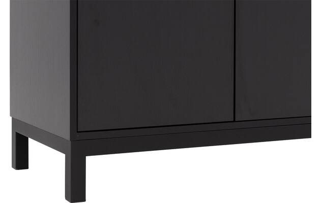 Goossens buffetkast valencia zwart melamine - 8243927-goossens-valencia-buffetkast-melamine-06