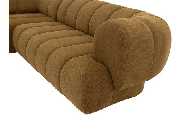 Goossens hoekbank weave geel stof - 8243949-gespiegeld-18