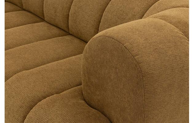 Goossens hoekbank weave geel stof - 8243949-gespiegeld-19