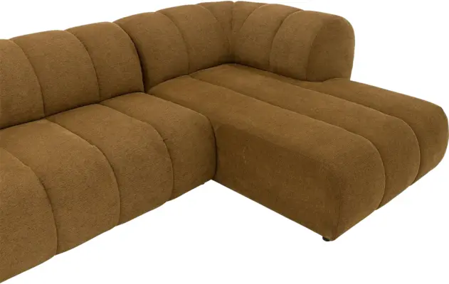 Goossens hoekbank weave geel stof - 8243949-goossens-weave-bank-stof-geel-04