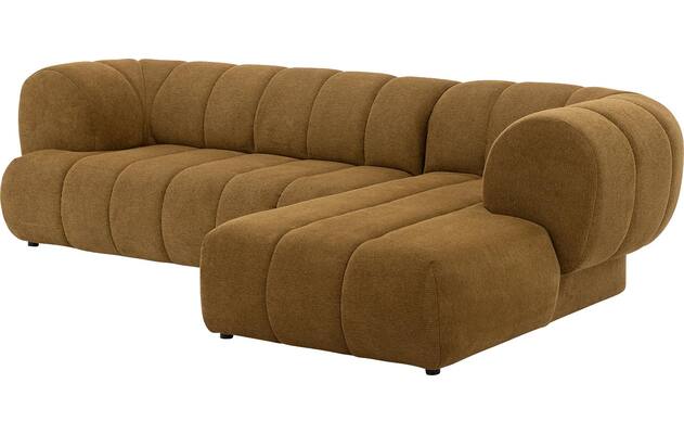 Goossens hoekbank weave geel stof - 8243949-goossens-weave-bank-stof-geel-05
