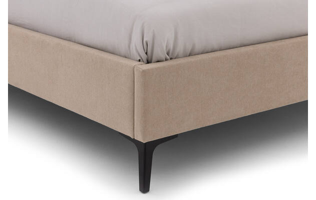 Goossens gestoffeerd bedframe victory bruin stof - 8243952-goossens-victory-bedframe-stof-04