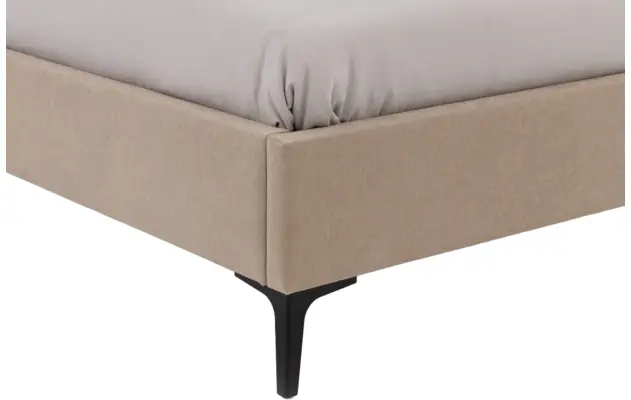 Goossens gestoffeerd bedframe victory bruin stof - 8243952-goossens-victory-bedframe-stof-04