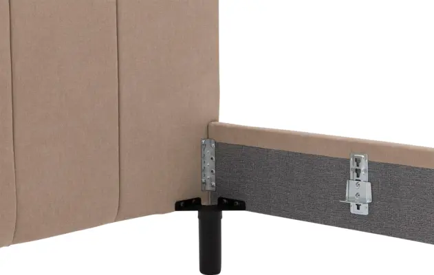 Goossens gestoffeerd bedframe victory bruin stof - 8243952-goossens-victory-bedframe-stof-08