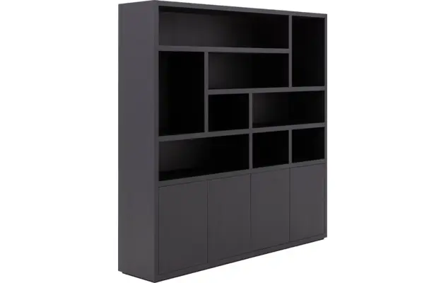 Goossens buffetkast barcelona zwart eiken - 8243983-goossens-barcelona-buffetkast-eiken-05