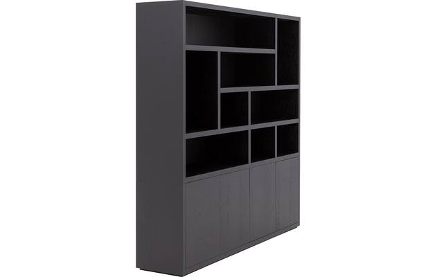 Goossens buffetkast barcelona zwart eiken - 8243983-goossens-barcelona-buffetkast-eiken-06