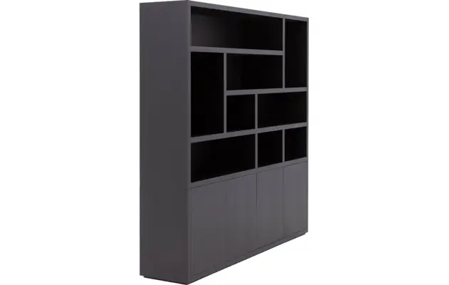 Goossens buffetkast barcelona zwart eiken - 8243983-goossens-barcelona-buffetkast-eiken-06