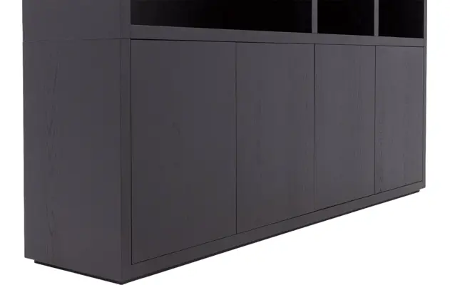 Goossens buffetkast barcelona zwart eiken - 8243983-goossens-barcelona-buffetkast-eiken-08