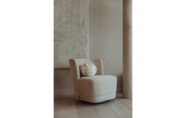 Goossens draaifauteuil ted wit stof - 8244038-goossens-ted-fauteuil-stof-01