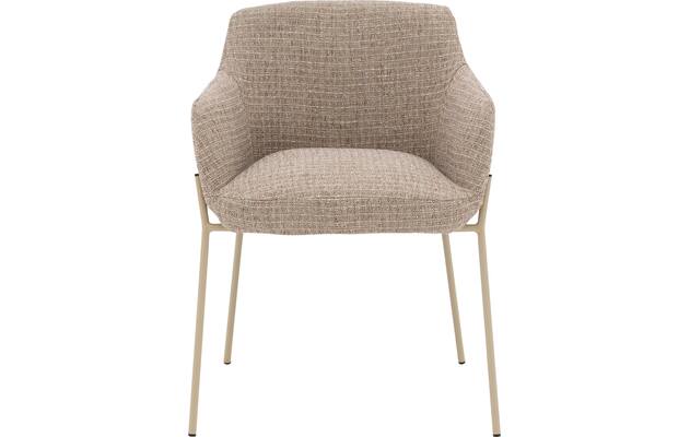 Goossens eetkamerstoel pepijn beige stof - 8244097-goossens-pepijn-eetkamerstoel-stof-bruin-03