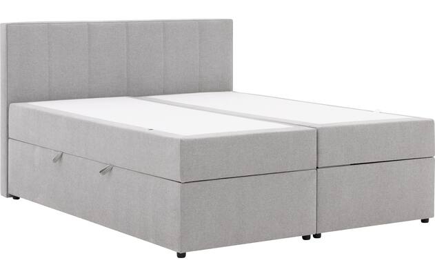 Goossens basic boxspring compleet store storage box grijs stof - 8244170-goossens-basic-store-storage-box-boxspring-compleet-stof-08
