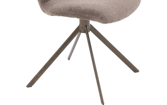 Goossens eetkamerstoel hera bruin stof - 8244173-goossens-hera-stoel-onderdelen-stof-08