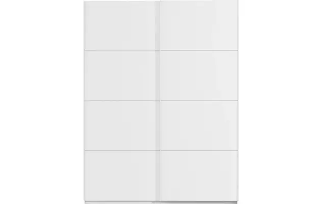 Goossens excellent kledingkast finca mat glas wit hoogwaardig meubelplaat - 8244179-01