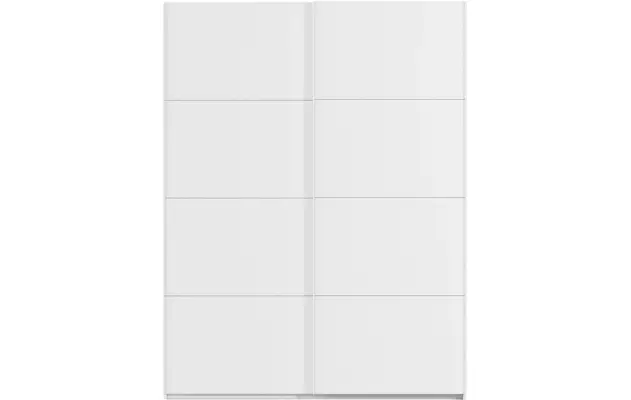 Goossens excellent kledingkast finca mat glas wit hoogwaardig meubelplaat - 8244180-01