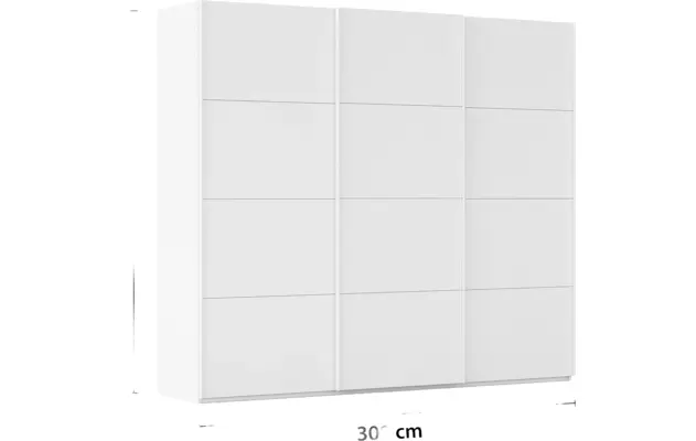 Goossens excellent kledingkast finca mat glas wit hoogwaardig meubelplaat - 8244183-03