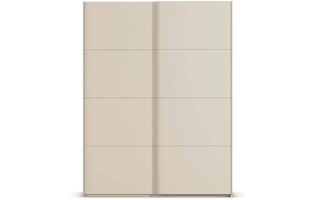 Goossens excellent kledingkast finca mat glas bruin hoogwaardig meubelplaat - 8244197-01