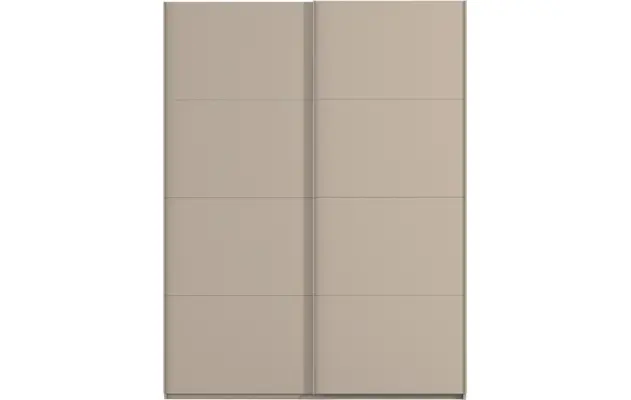 Goossens excellent kledingkast finca mat glas bruin hoogwaardig meubelplaat - 8244198-01