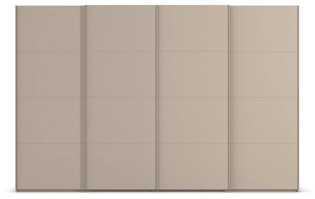 Goossens excellent kledingkast finca mat glas bruin hoogwaardig meubelplaat - 8244202-01