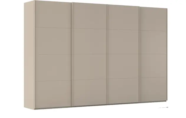 Goossens excellent kledingkast finca mat glas bruin hoogwaardig meubelplaat - 8244204-03